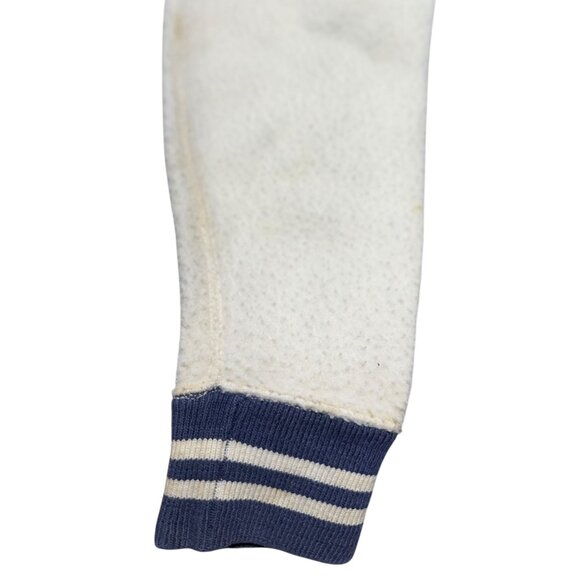 Vintage 1960s Champion Knitwear Mansfield YMCA Varsity Jacket XS White & Navy - Picture 10 of 15